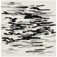 thumbnail image 1 of SAFAVIEH Rodeo Drive Jesper Abstract Area Rug, Ivory/Black, 6' x 6' Square, 1 of 8