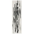 thumbnail image 1 of SAFAVIEH Rodeo Drive Jesper Abstract Runner Rug, Ivory/Black, 2'3" x 8', 1 of 8