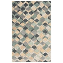 SAFAVIEH Rodeo Drive Jolanta Geometric Area Rug, Beige/Gray, 8' x 10'