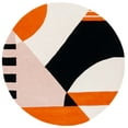 thumbnail image 1 of SAFAVIEH Rodeo Drive Kenneth Abstract Area Rug, Ivory/Rust, 6' x 6' Round, 1 of 11