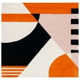 thumbnail image 1 of SAFAVIEH Rodeo Drive Kenneth Abstract Area Rug, Ivory/Rust, 6' x 6' Square, 1 of 11