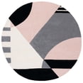 thumbnail image 1 of SAFAVIEH Rodeo Drive Kenneth Abstract Area Rug, Pink/Ivory, 6' x 6' Round, 1 of 11
