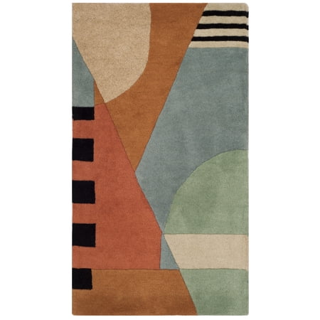 SAFAVIEH Rodeo Drive Kenneth Abstract Area Rug, Gold, 2'6" x 4'6"