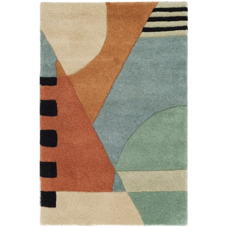 SAFAVIEH Rodeo Drive Kenneth Abstract Area Rug, Gold, 2' x 3'