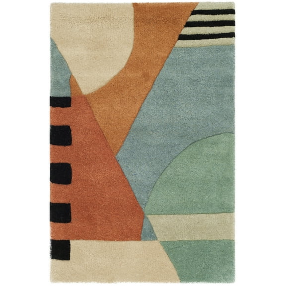 SAFAVIEH Rodeo Drive Kenneth Abstract Area Rug, Gold, 2' x 3'