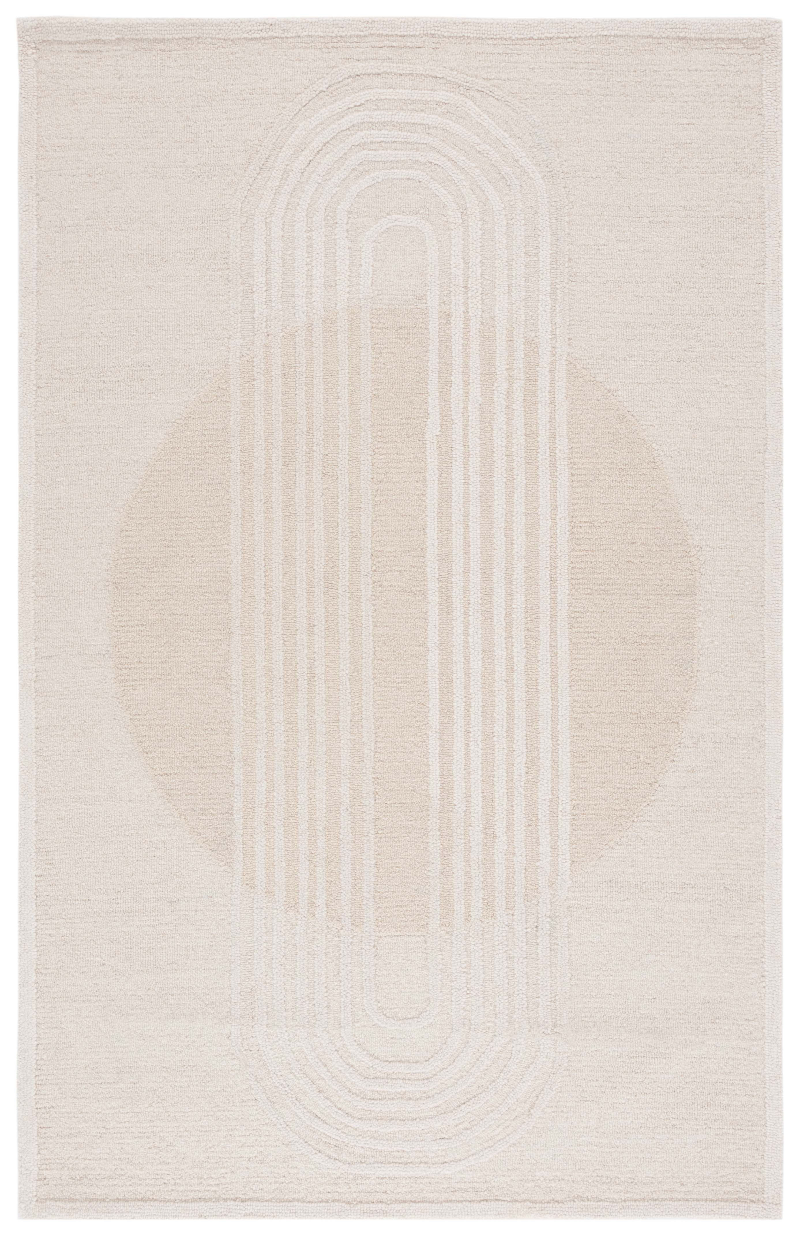 SAFAVIEH Rodeo Drive Lorin Abstract Area Rug, Ivory/Beige, 5' x 8'