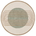 thumbnail image 1 of SAFAVIEH Rodeo Drive Lorin Abstract Area Rug, Ivory/Blue, 6' x 6' Round, 1 of 10