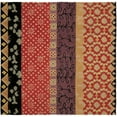 thumbnail image 1 of SAFAVIEH Rodeo Drive Luis Floral Geometric Wool Area Rug, Rust/Gold, 6' x 6' Square, 1 of 10