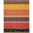 thumbnail image 1 of SAFAVIEH Rodeo Drive Luis Floral Geometric Wool Area Rug, Rust/Gold, 7'6" x 9'6", 1 of 10