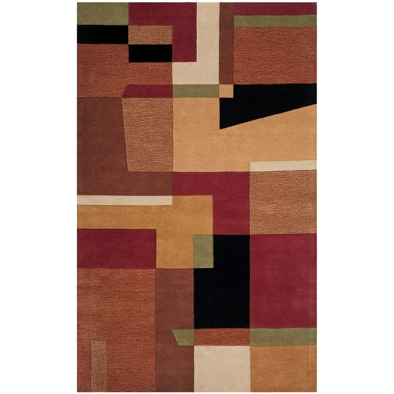 SAFAVIEH Rodeo Drive Phillis Abstract Wool Area Rug, Multi, 5' x 8'