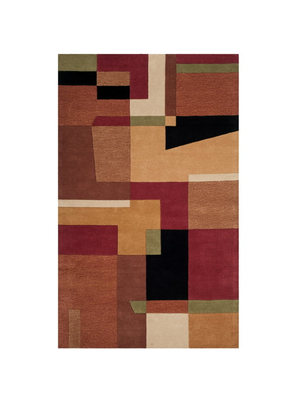 SAFAVIEH Rodeo Drive Phillis Abstract Wool Area Rug, Multi, 5' x 8'