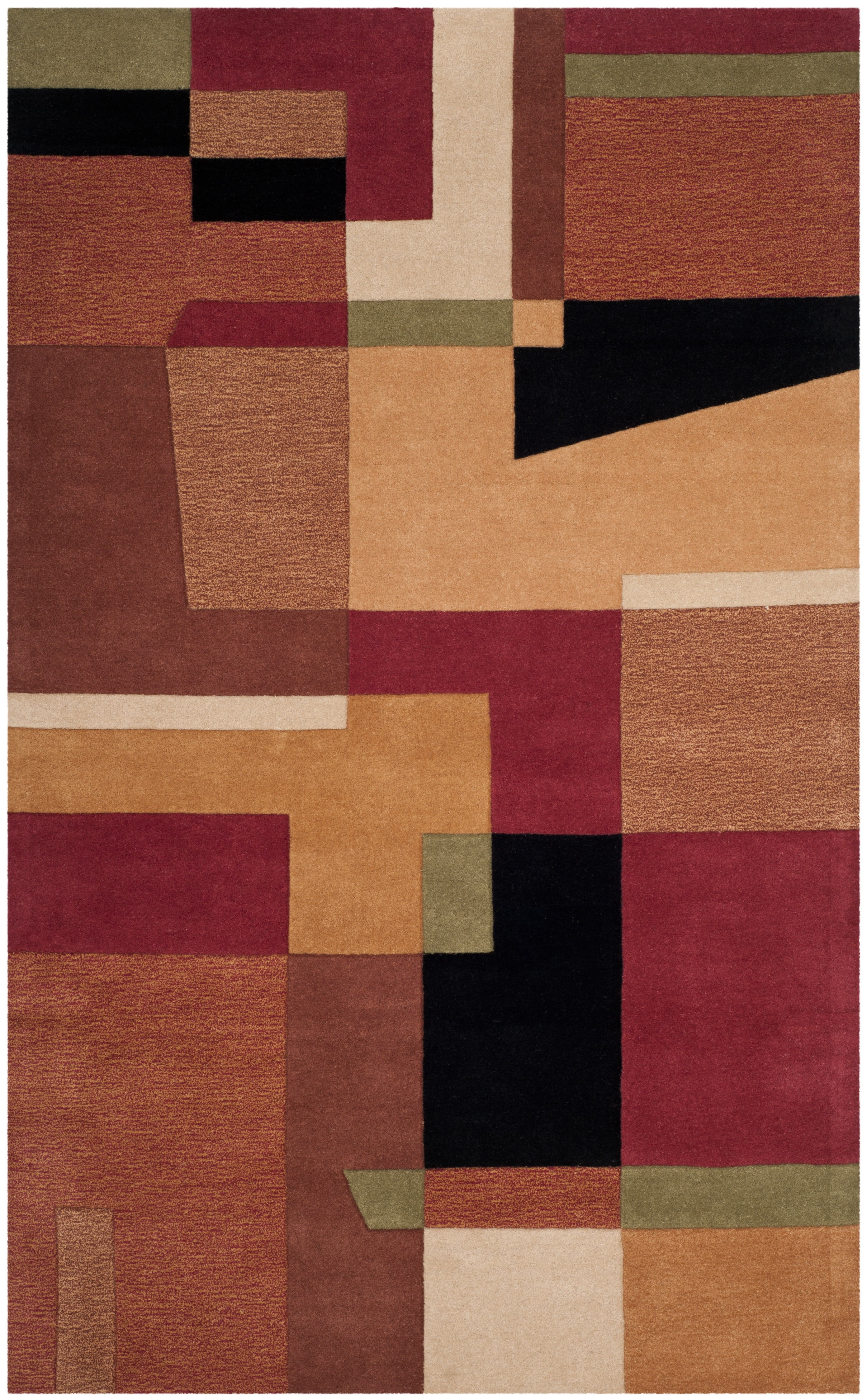 SAFAVIEH Rodeo Drive Phillis Abstract Wool Area Rug, Multi, 9'6