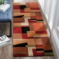 thumbnail image 1 of SAFAVIEH Rodeo Drive Phillis Abstract Wool Runner Rug, Multi, 2'6" x 12', 1 of 7