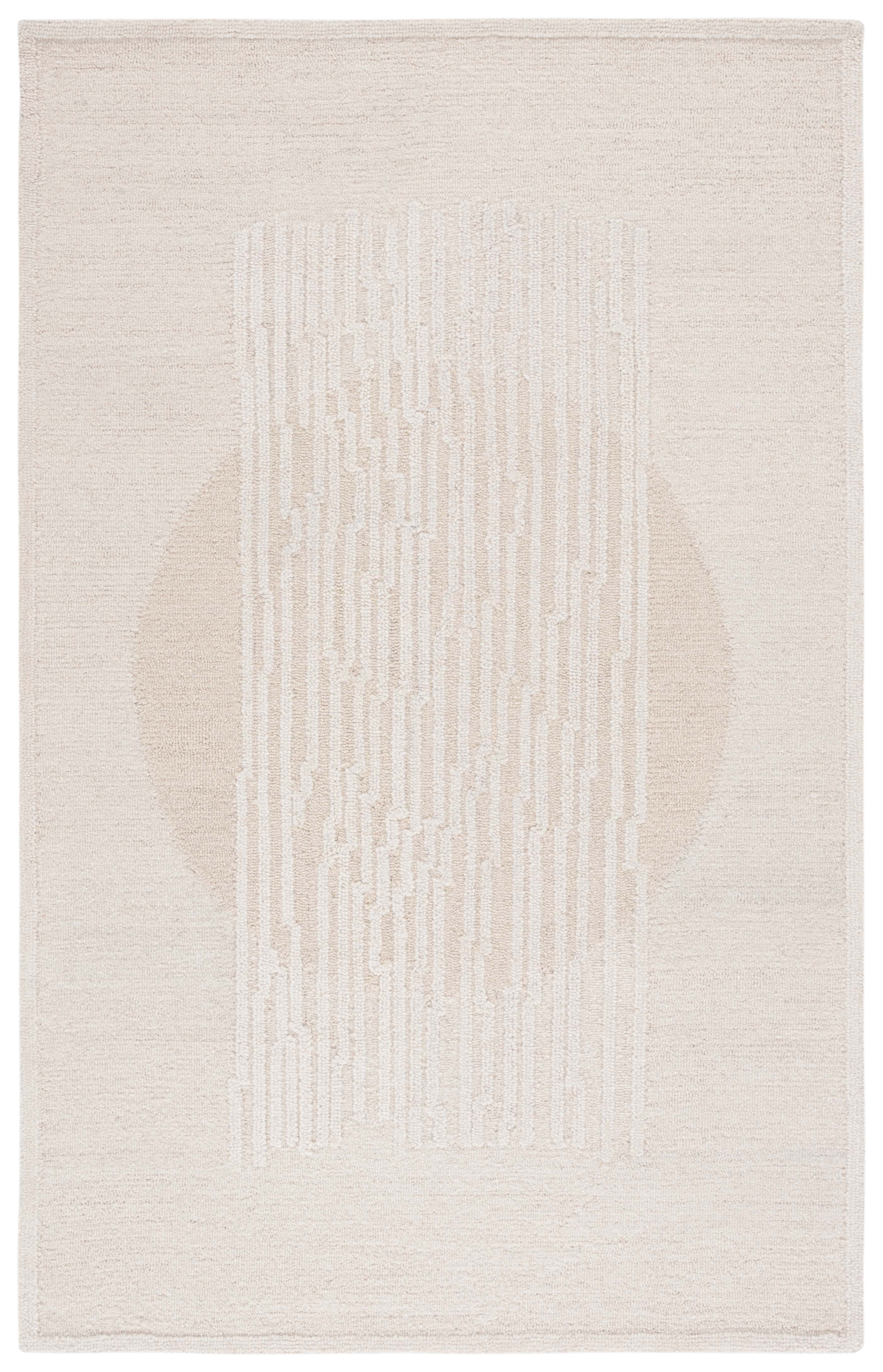 SAFAVIEH Rodeo Drive Robbie Abstract Area Rug, Ivory/Beige, 4' x 6'