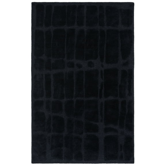 SAFAVIEH Rodeo Drive Sandford Geometric Area Rug, Black, 3' x 5'