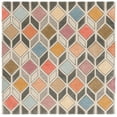thumbnail image 1 of SAFAVIEH Rodeo Drive Slater Geometric Area Rug, Gray/Beige, 6' x 6' Square, 1 of 8