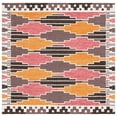 thumbnail image 1 of SAFAVIEH Rodeo Drive jordan Geometric Area Rug, Black/Rust, 6' x 6' Square, 1 of 9
