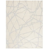 SAFAVIEH Rodeo Durga Abstract Area Rug, Ivory/Gray, 8' x 10'