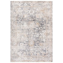 SAFAVIEH Romance Bruce Distressed Area Rug, Grey/Ivory, 5'3" x 7'6"