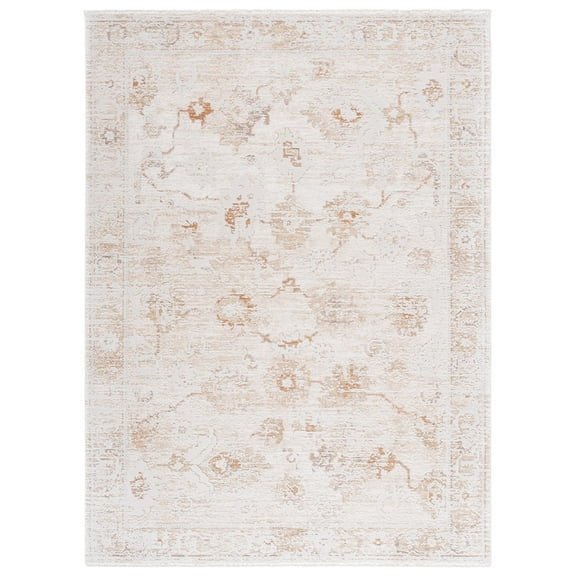 SAFAVIEH Romance Tiphanie Oriental Area Rug, Ivory/Beige Rust, 8' x 10'