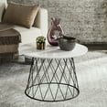 thumbnail image 1 of SAFAVIEH Roper Retro Mid-Century Lacquer End Table, White, 1 of 7