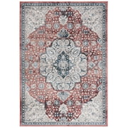 SAFAVIEH Rosewood Anabel Medallion Area Rug, Ivory/Red, 8' x 10'