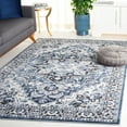 thumbnail image 1 of SAFAVIEH Rosewood Jefferson Medallion Area Rug, Ivory/Blue, 4' x 6', 1 of 5