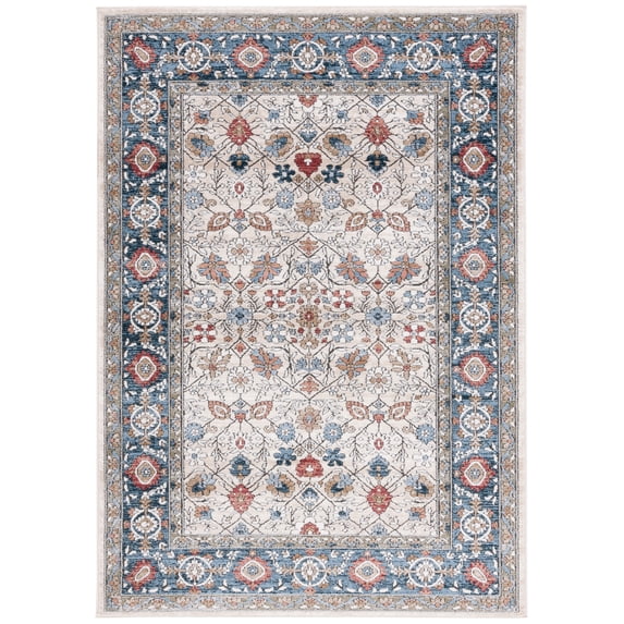 SAFAVIEH Rosewood Randa Oriental Area Rug, Ivory/Blue, 4' x 6'