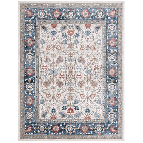 SAFAVIEH Rosewood Randa Oriental Area Rug, Ivory/Blue, 9' x 12'