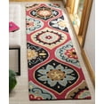 thumbnail image 1 of SAFAVIEH Roslyn Clarissa Floral Wool Runner Rug, Blue/Multi, 2'3" x 9', 1 of 5