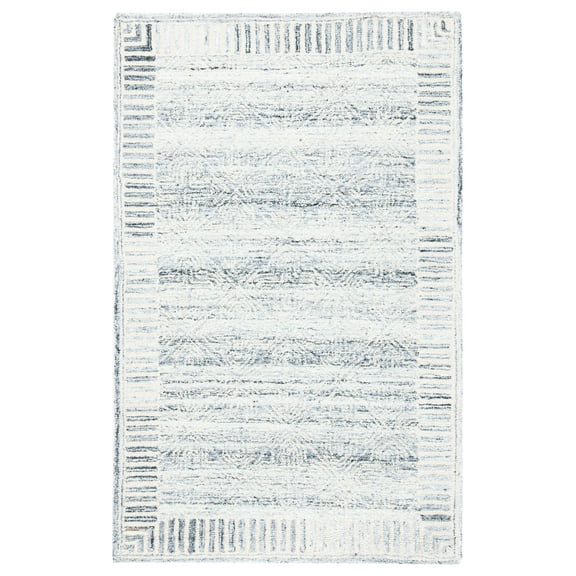 SAFAVIEH Roslyn Dacre Abstract Area Rug, Grey/Ivory, 4' x 6'