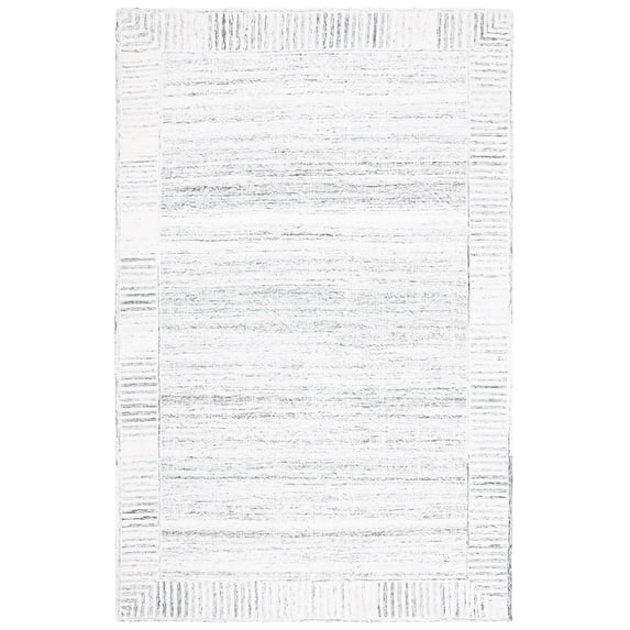 SAFAVIEH Roslyn Dacre Abstract Area Rug, Grey/Ivory, 5' x 8'