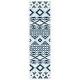 thumbnail image 1 of SAFAVIEH Roslyn Lena Geometric Runner Rug, Blue/White, 2'3" x 8', 1 of 7