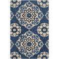 thumbnail image 1 of SAFAVIEH Roslyn ROS525A Handmade Blue / Ivory Rug, 1 of 8