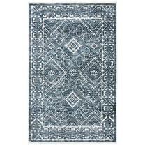 SAFAVIEH Roslyn Mayra Geometric Area Rug, Blue/Ivory, 8' x 10'