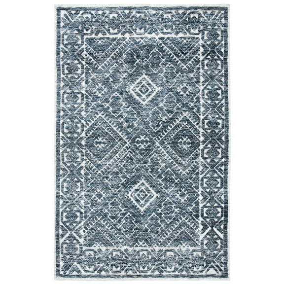 SAFAVIEH Roslyn ROS703M Handmade Blue / Ivory Rug