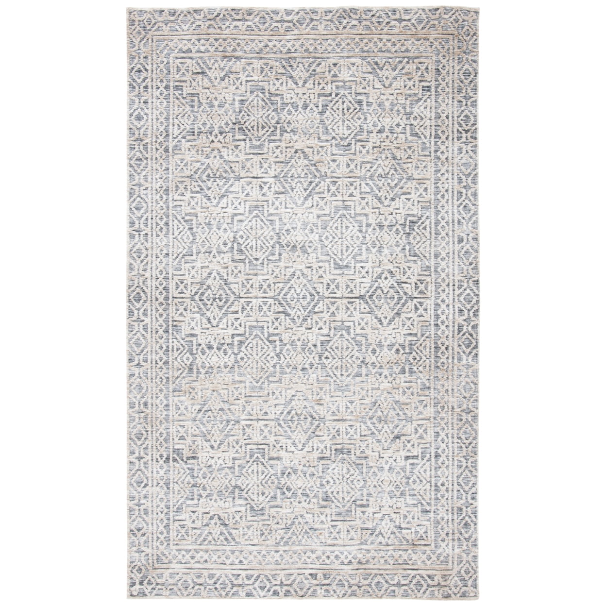 Hand-Tufted Americana Gray Wool 8' x 10' Area Rug