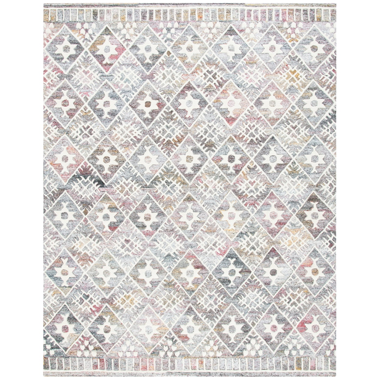 Ivory Elegance 8' x 10' Hand-Tufted Wool Area Rug
