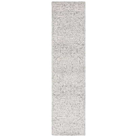 SAFAVIEH Roslyn Rordan Abstract Runner Rug, Grey/Ivory, 2'3" x 9'