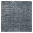 thumbnail image 1 of SAFAVIEH Royal Hartley Solid Plush Shag Area Rug, Blue, 6'7" x 6'7" Square, 1 of 5