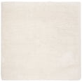 thumbnail image 1 of SAFAVIEH Royal Hartley Solid Plush Shag Area Rug, Ivory, 6'7" x 6'7" Square, 1 of 5