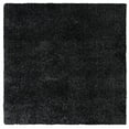 thumbnail image 1 of SAFAVIEH Royal Juliet Solid Plush Shag Area Rug, Charcoal, 6'7" x 6'7" Square, 1 of 8