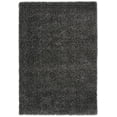 thumbnail image 1 of SAFAVIEH Royal Ronnette Solid Plush Shag Area Rug, Charcoal, 5'3" x 7'6", 1 of 9