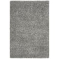 thumbnail image 1 of SAFAVIEH Royal Ronnette Solid Plush Shag Area Rug, Grey, 4' x 6', 1 of 9