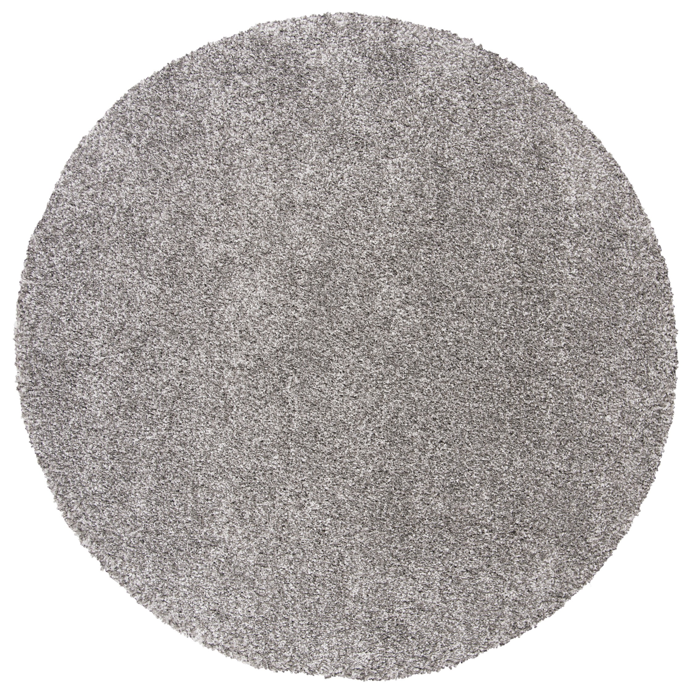Solid Plush Rug SAFAVIEH Royal Ronnette Solid Plush Shag Area Rug, Grey, 6'7
