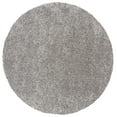thumbnail image 1 of SAFAVIEH Royal Ronnette Solid Plush Shag Area Rug, Grey, 6'7" x 6'7" Round, 1 of 8