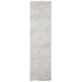 thumbnail image 1 of SAFAVIEH Royal Ronnette Solid Plush Shag Runner Rug, Light Grey, 2'2" x 8', 1 of 8
