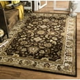 thumbnail image 1 of SAFAVIEH Royalty Eustacia Floral Wool Area Rug, Chocolate/Beige, 6' x 9', 1 of 6