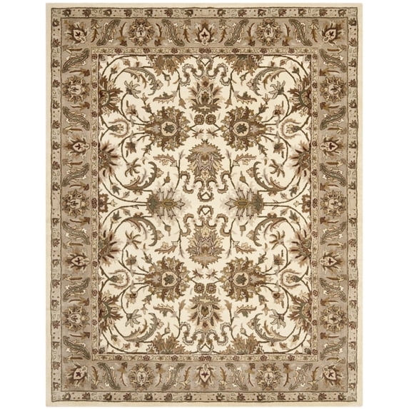 SAFAVIEH Royalty ROY207B Handmade Ivory / Dark Beige Rug