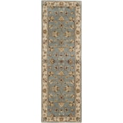 SAFAVIEH Royalty Wenona Oriental Wool Runner Rug, Blue/Beige, 2'3" x 5'
